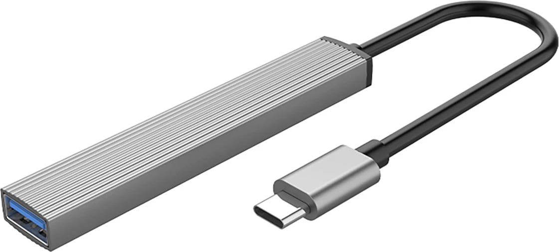 Kasë Orico AH-13, USB-C Hub, 1x USB-A 3.0 + 3x USB-A 2.0, Gri
