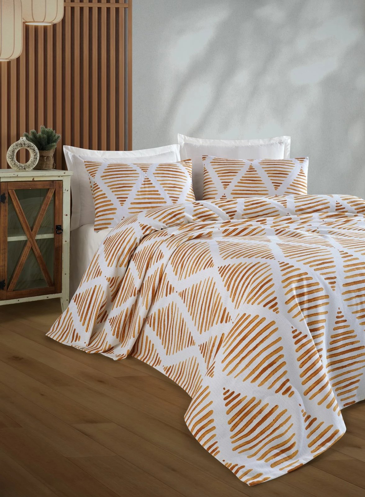 Set piké për një person, Segment, ngjyrë mustard