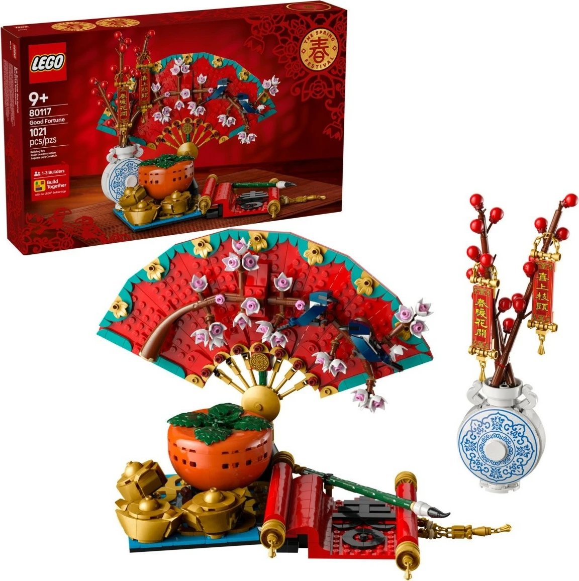 Set ndërtimi, LEGO, 80117 Prosperity, 1021 copa, 9+ vjeç, Spring Festival