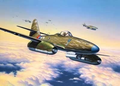 Model plastik Revell Messerschmitt Me 262 A-1a, 1:72, për djem