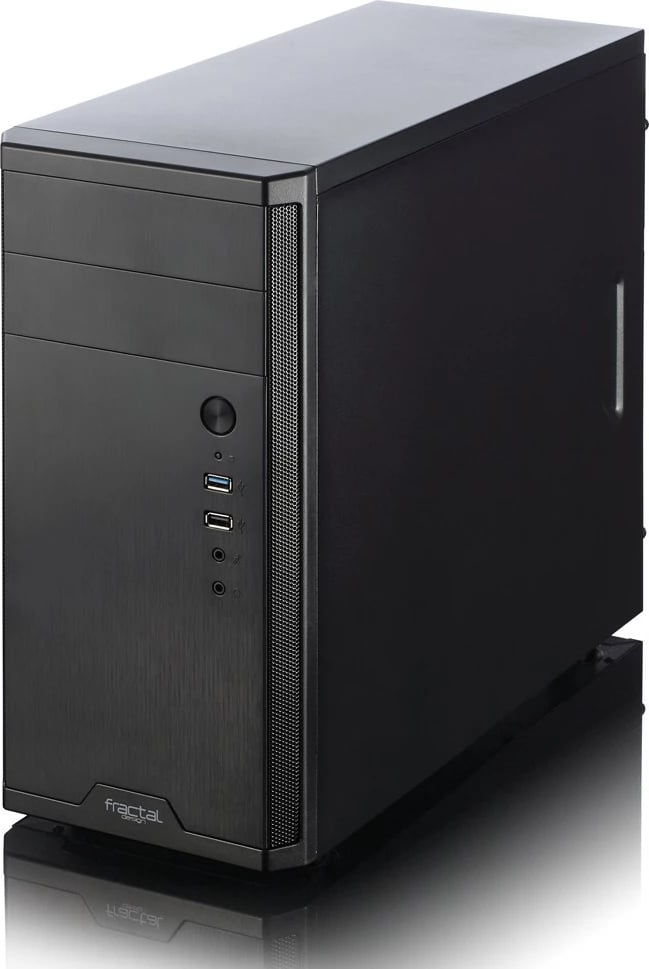 Kasë Fractal Design Core 1100, Mini Tower, Micro ATX/Mini ITX, e zezë