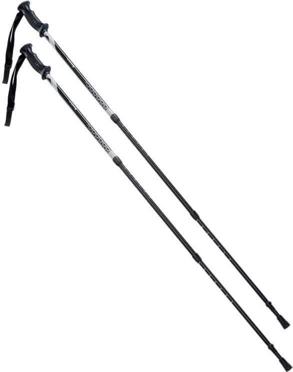 Shtyllat e trekking Hi-Tec Lapland për meshkuj dhe femra, të zeza