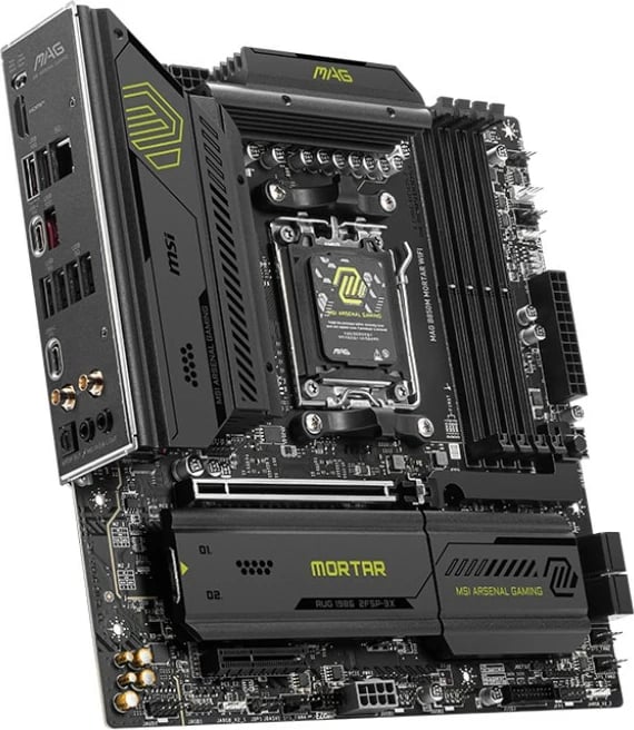 Pllakë amë MSI MAG B850M MORTAR WIFI, Socket AM5, micro ATX, DDR5, Wi-Fi 7, E zezë