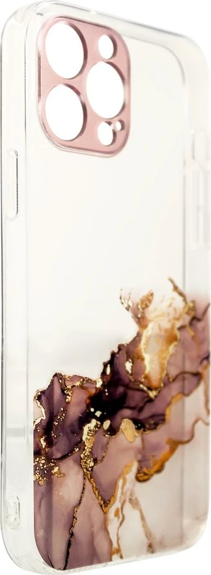 Mbështjellës Hurtel Marble Case për Samsung Galaxy A12 5G, TPU, Kafe