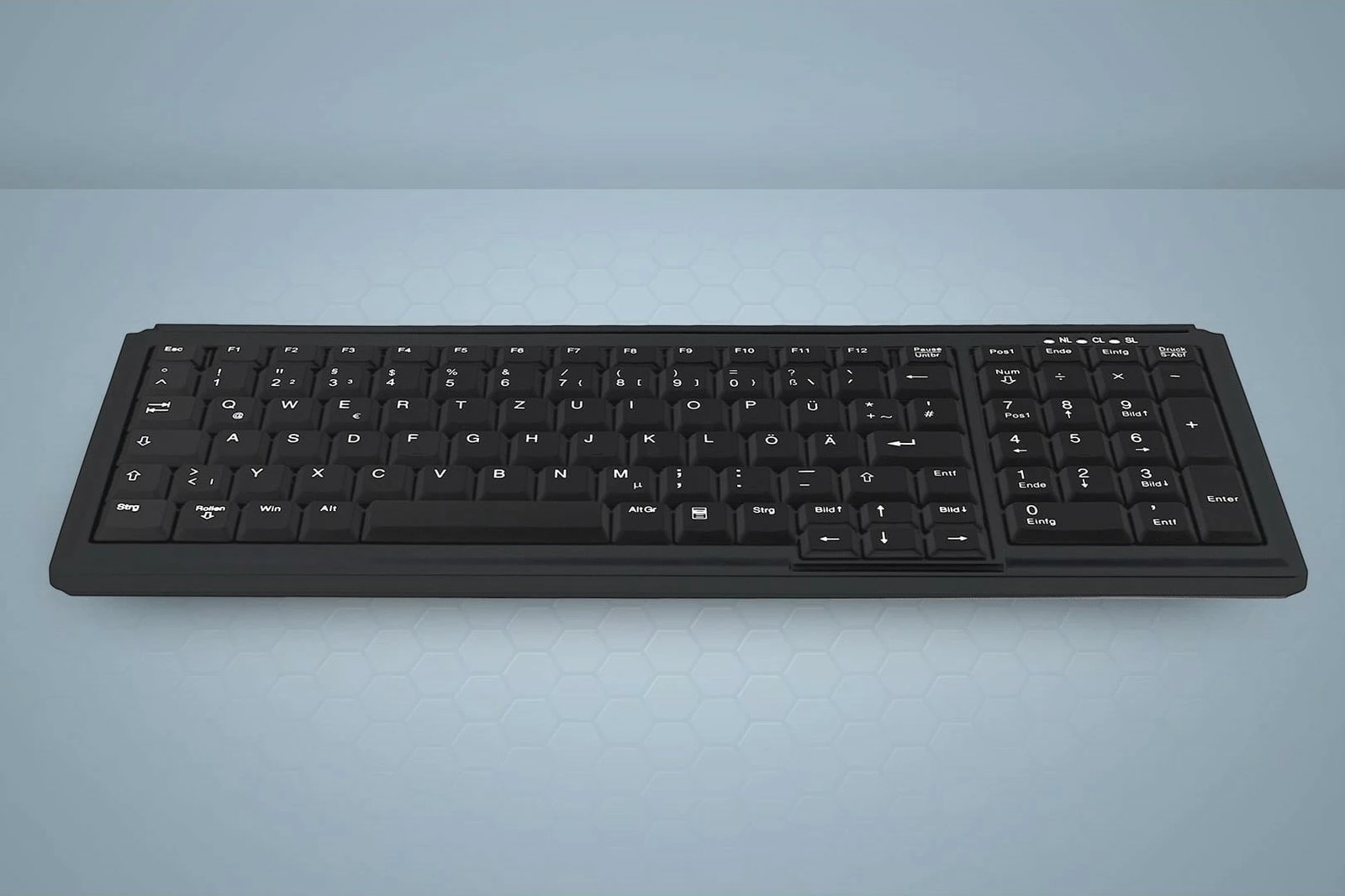 Kasë Cherry AK-7000, Wired, PS/2, Scissor key switch, QWERTZ, e zezë