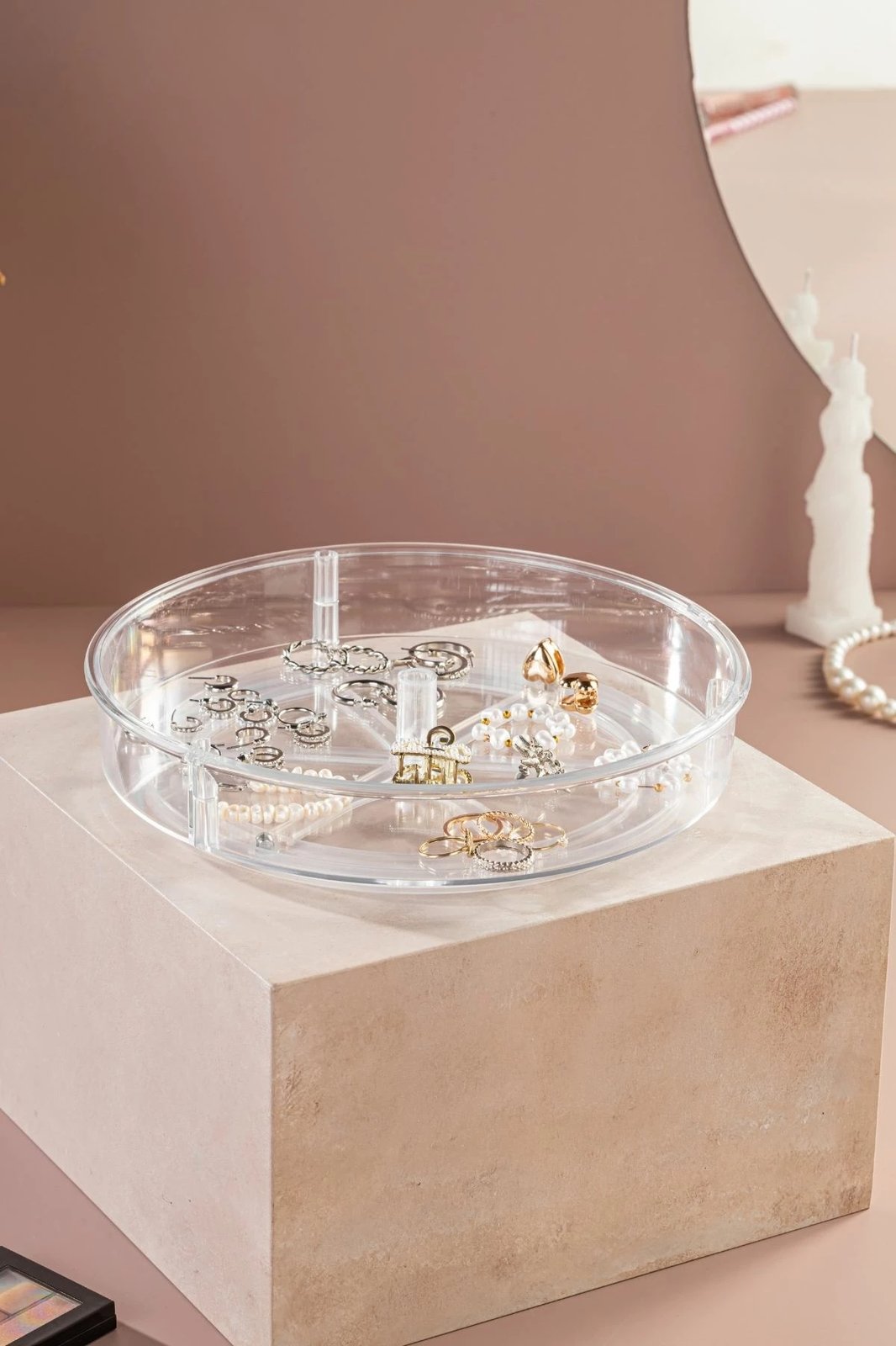 Organizues për make-up, transparent, Evila Originals, CPLAS1