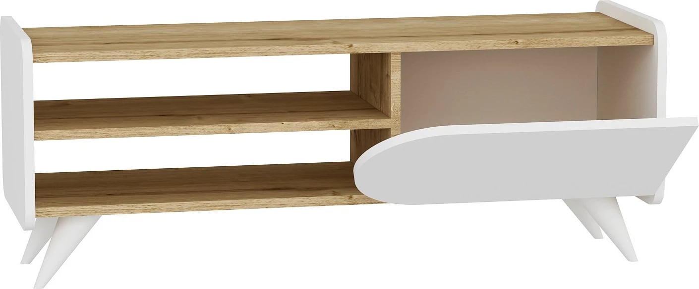 Komodë TV Hanah Home, Mindy Tv 120, ngjyrë safir dhe e bardhë