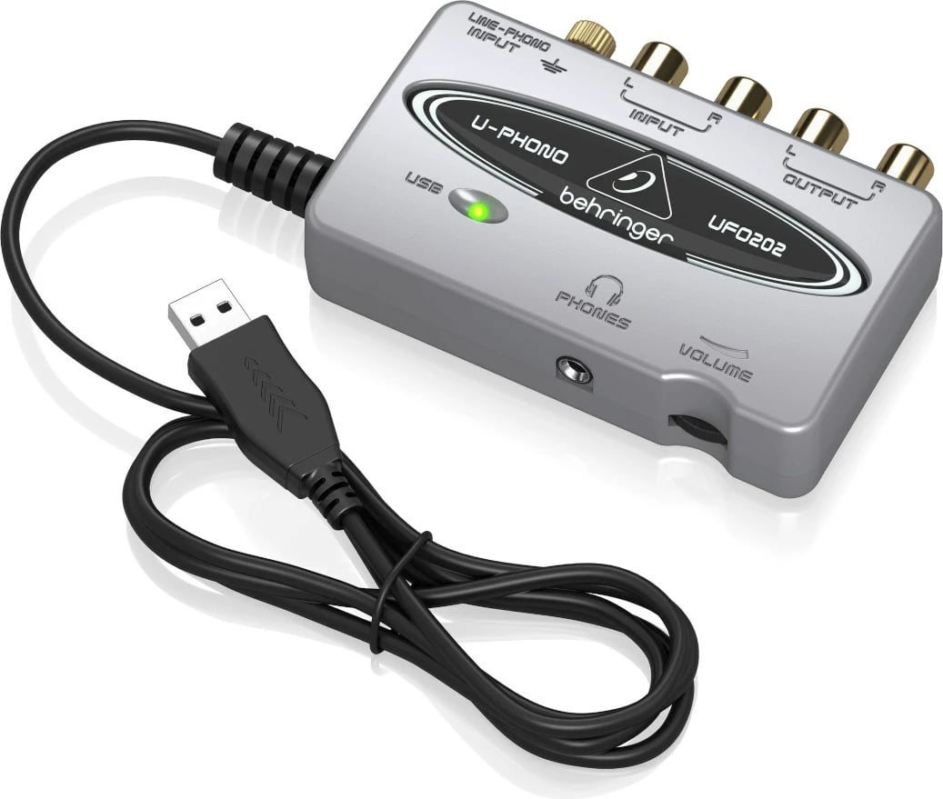 Ndërfaqe audio Behringer UFO202, USB, e zezë
