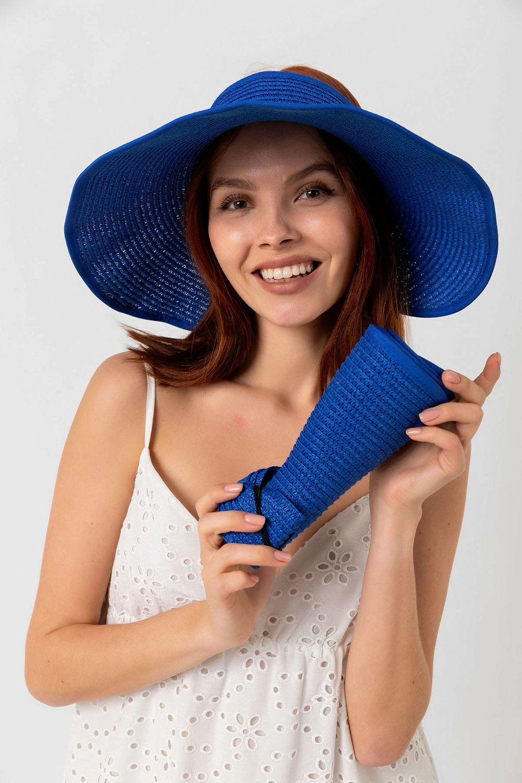 Kapelë për gra, ngjyrë sax blue, Jumeon Hsr2080