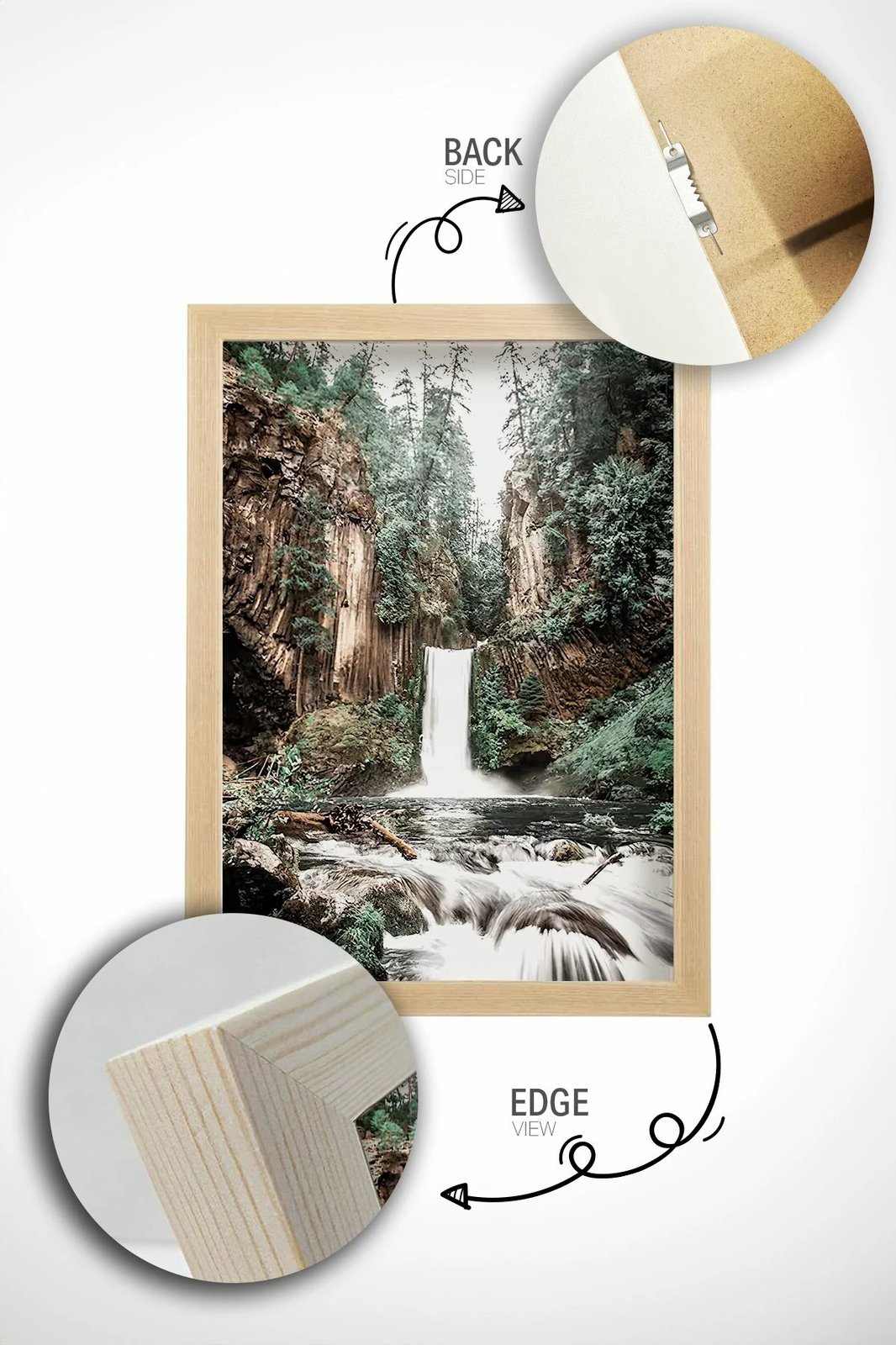 Pikturë dekorative me kornizë (3 copë), Wallity, Artcerceve16