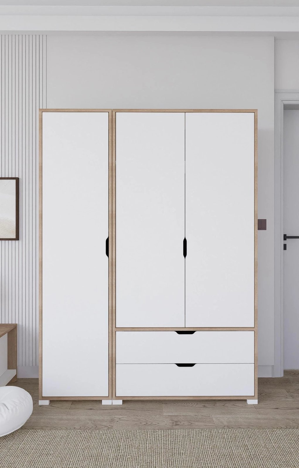 Dollap Skye Decor, ngjyrë arrë e çelët, Nisan 1600-019