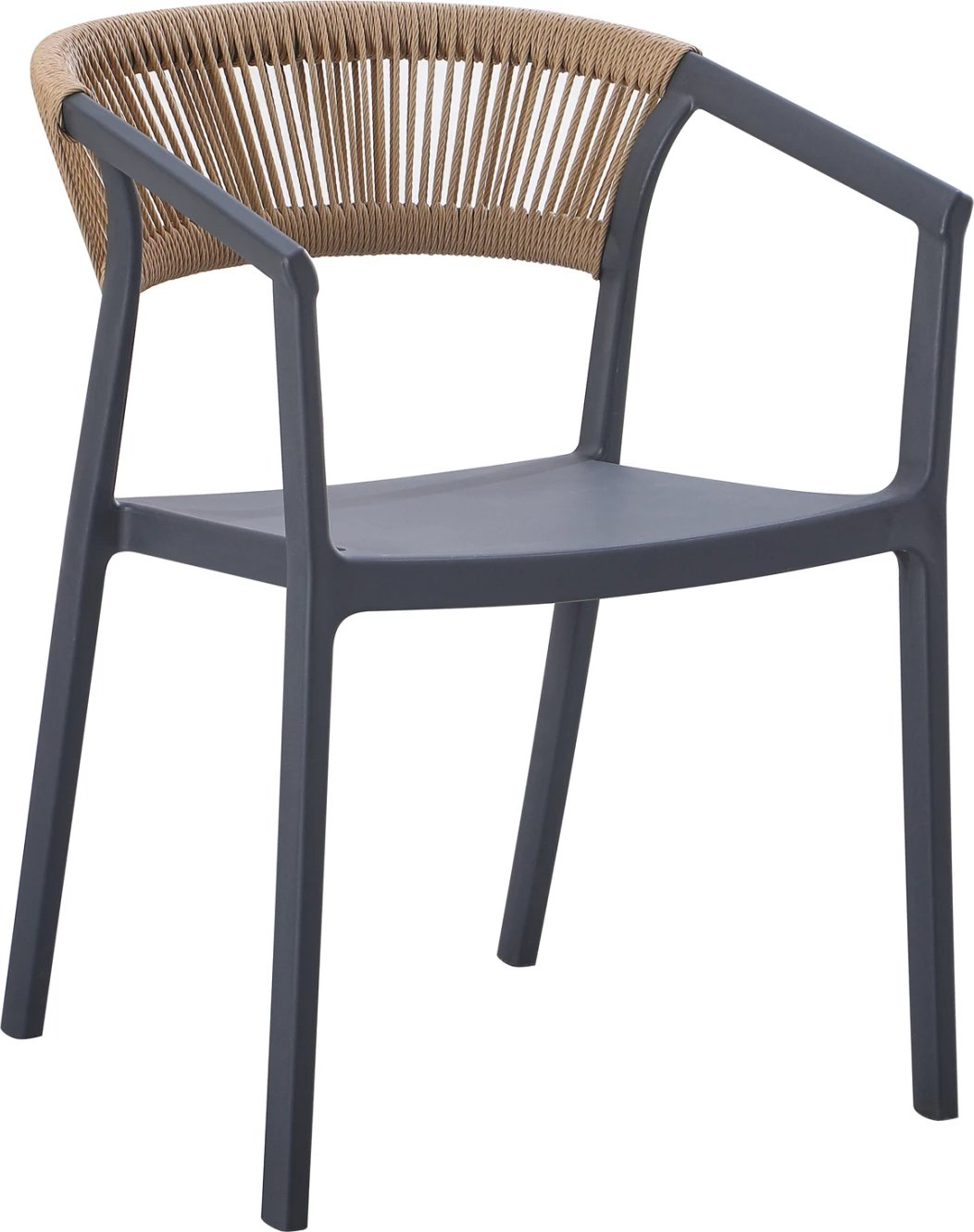 Karrige polipropileni BOGI FH6240.10, gri me litar PP bezhë, 54x53x75H cm