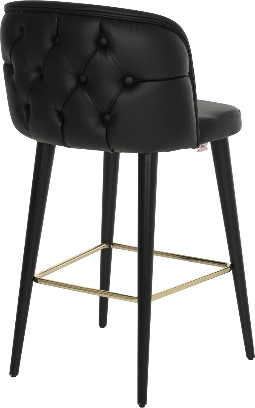 Karrige për bar profesionale MARCELLO FH9280.41 PU e zezë druri 50x58x100Hcm