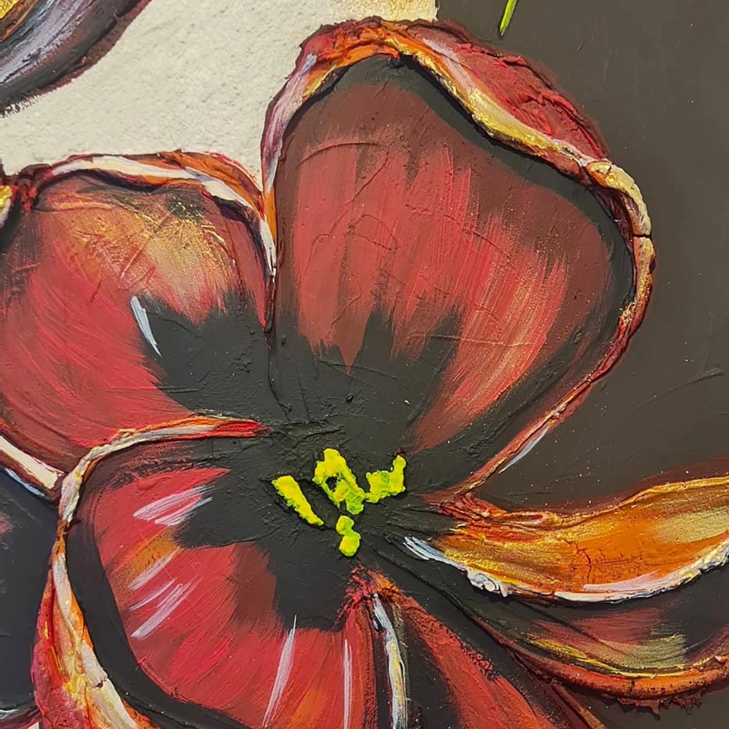 Pikturë dekorative me vaj, Wallity, OPG10063 - 100100, shumëngjyrëshe, 100x100cm