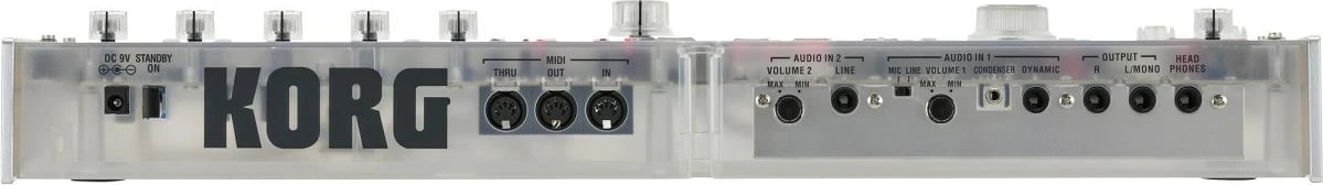 Sintetizator Korg microKORG Crystal, analog, me vocoder, Transparent