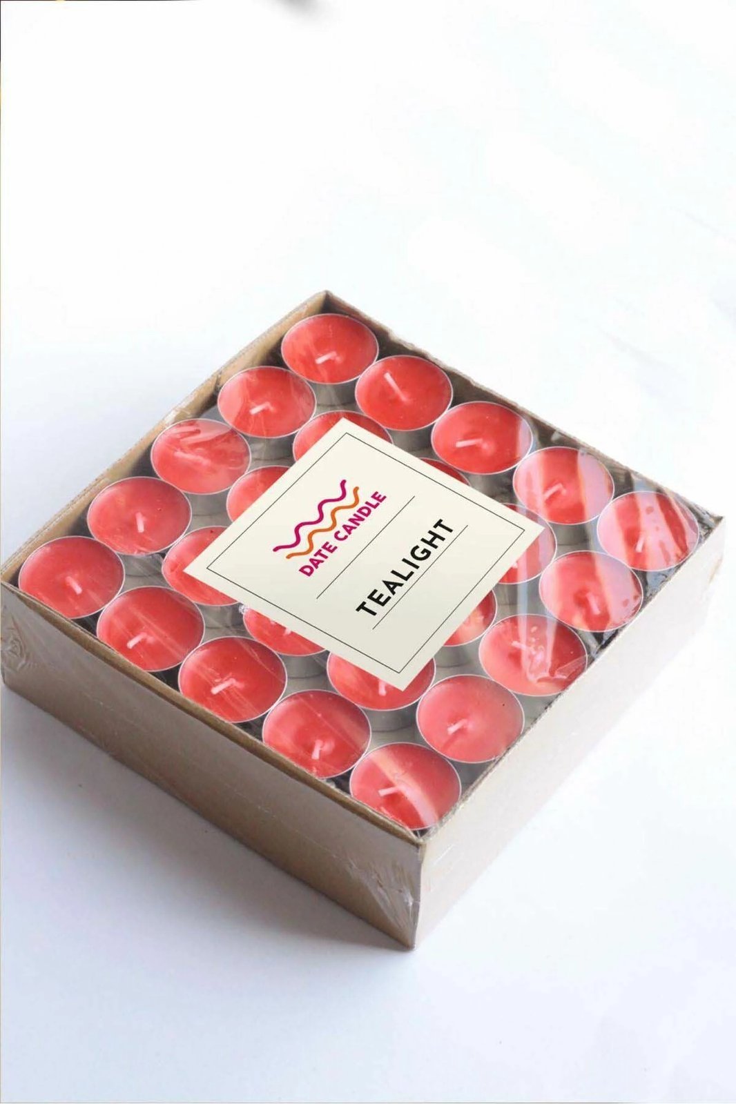 Qirinj tealight të kuq, Evila Originals, 100 copë Qirinj tealight të kuq, Evila Originals, 100 copë