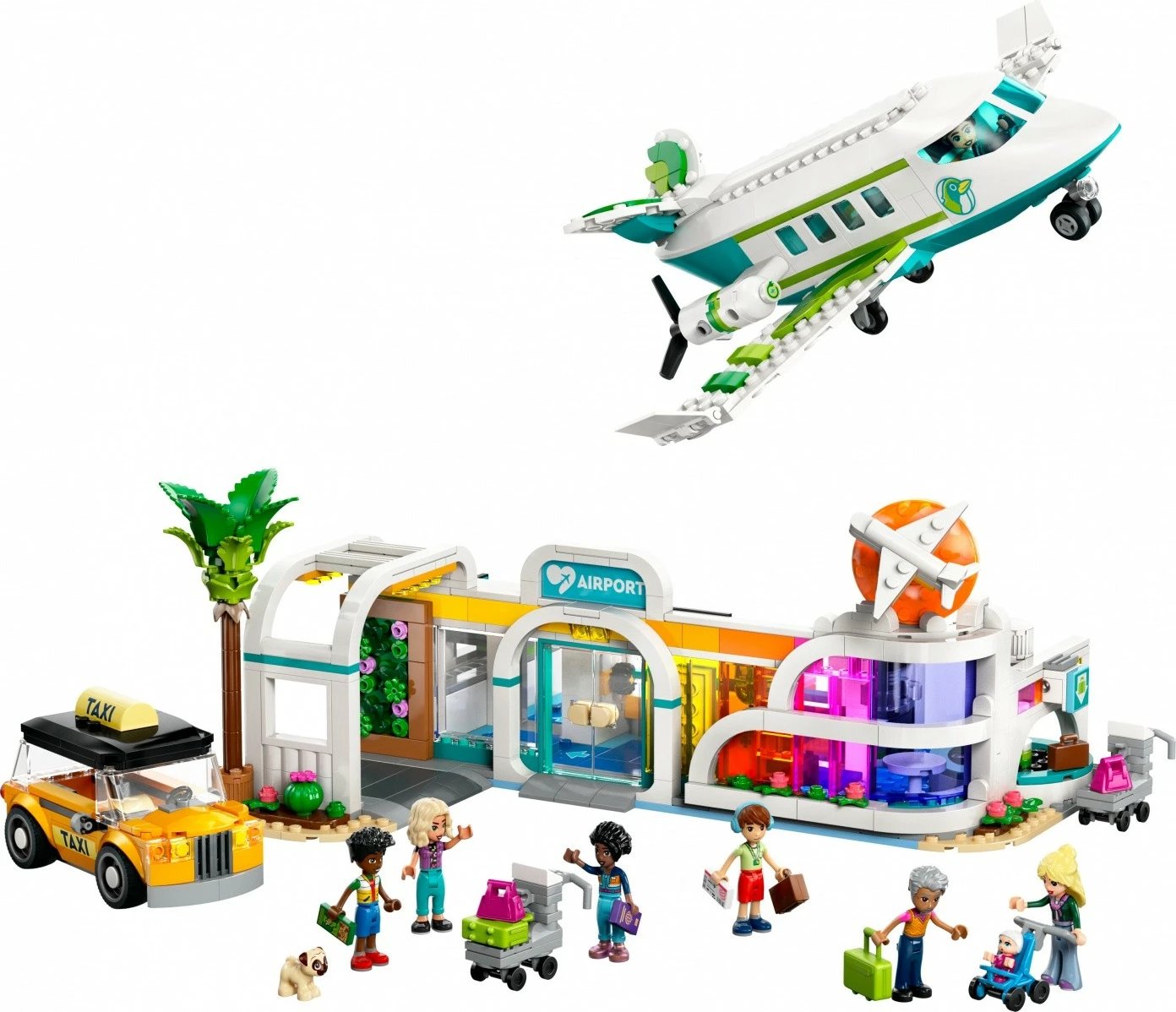 Set ndërtimi LEGO Friends 42656 Airplane and Airport in Heartlake City, 958 pjesë