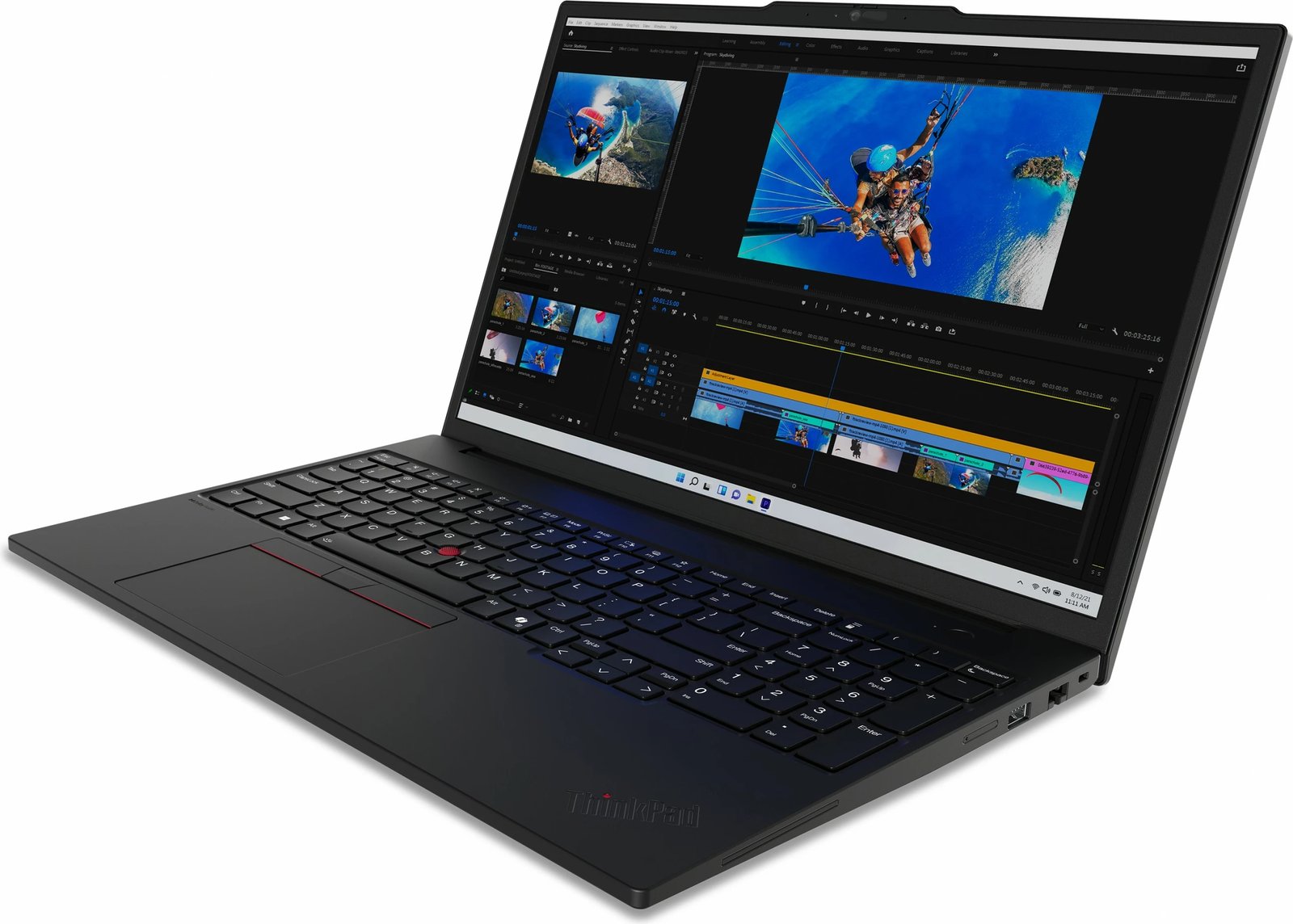 Laptop Lenovo ThinkPad P16s Gen 3, Intel Core Ultra 9, 64 GB RAM, 1 TB, 16 inch, e zezë