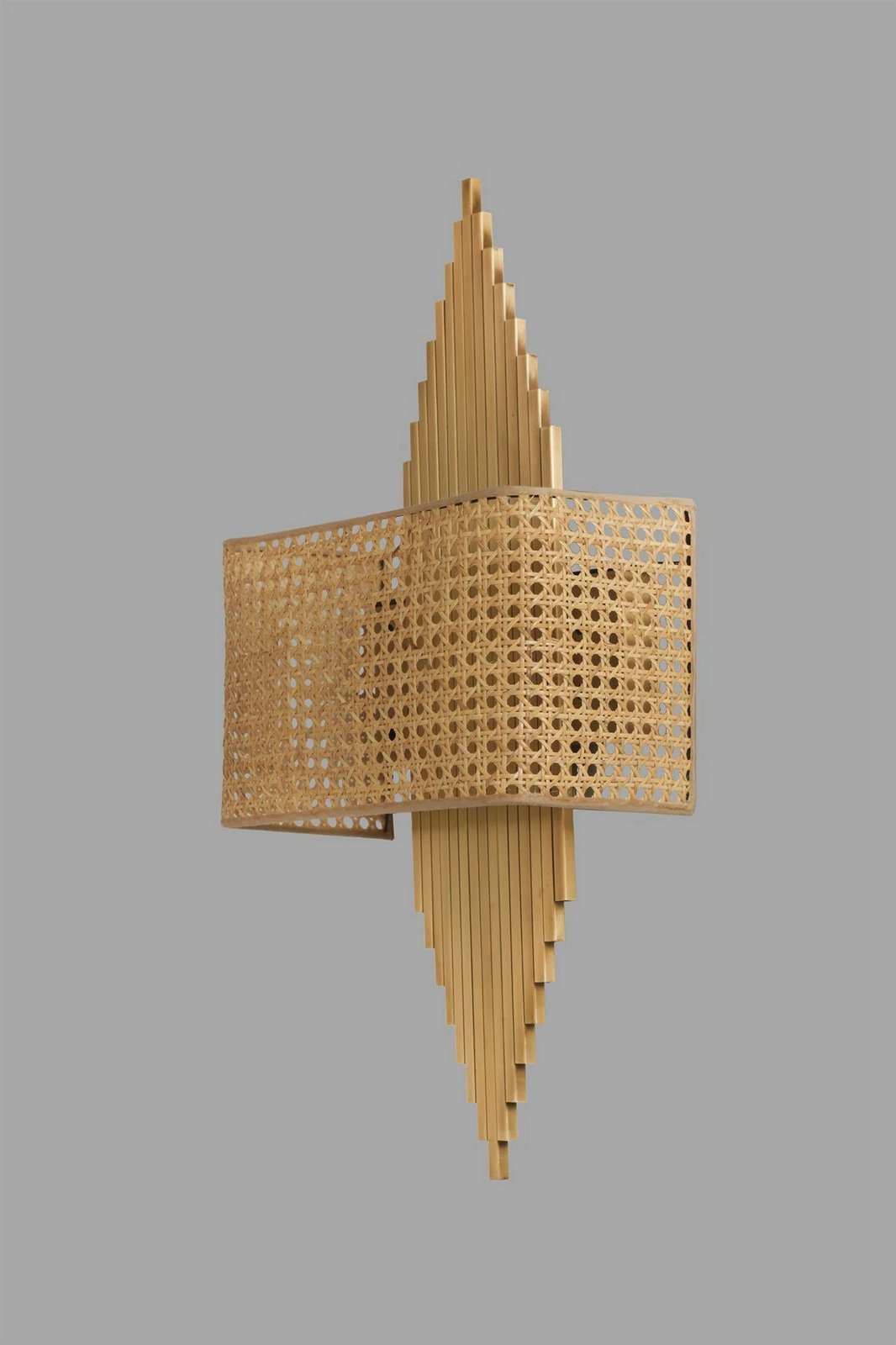 Aplik muri Opviq, Aslı Eskitme, ratan, ngjyrë ari, 30x65cm