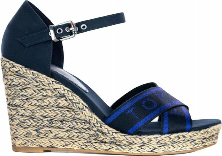 Sandale me platformë Tommy Hilfiger për femra, blu marine