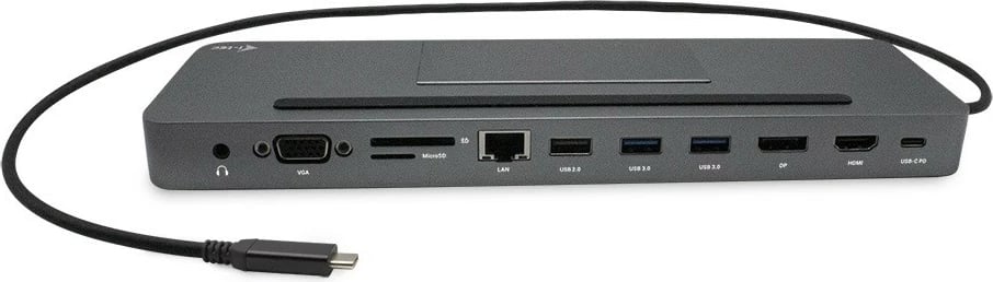 Stacion dokimi i-tec C31FLATPRO100 me karikues universal 100W, argjend