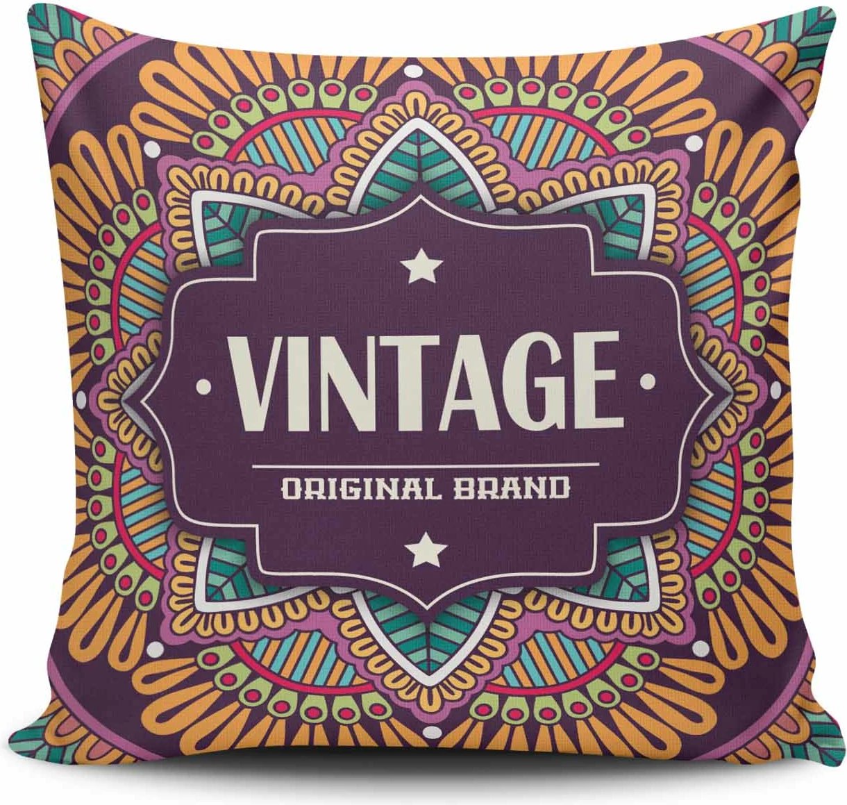 Jastëkë mbulesë Aberto Design, NKLF-308, shumëngjyrëshe, 43x43cm