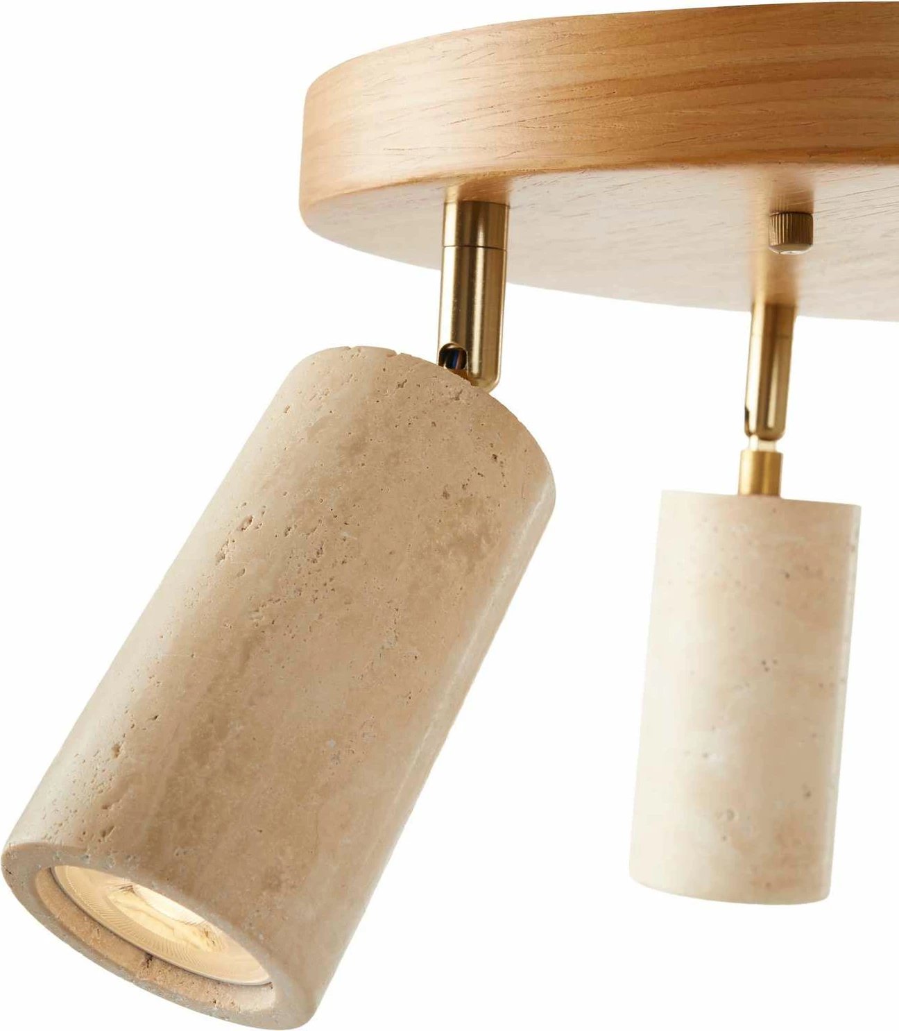 Llambë tavani prej druri, Opviq Nur C, ngjyrë lisi dhe bezhë