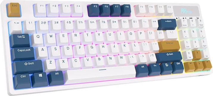 Tastierë mekanike wireless Royal Kludge RK89, Lemon switch, RGB, e bardhë