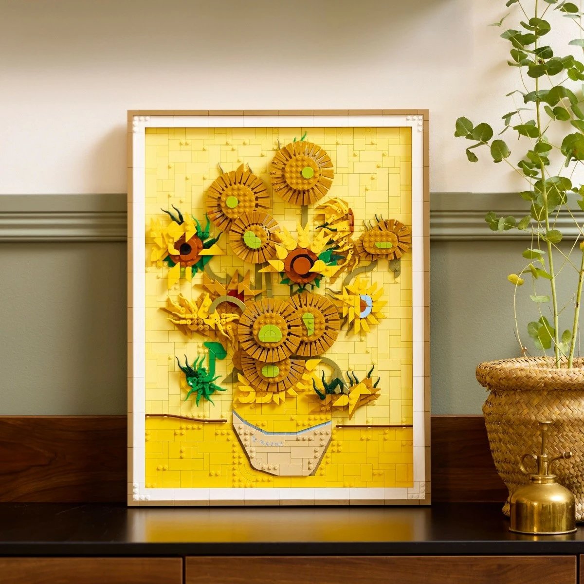 Set ndërtimi LEGO Art 31215 Sunflowers Vincent van Gogh, 2615 pjesë, plastikë