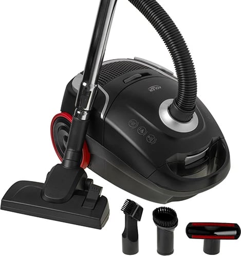 Fshesë me korent me thes, Adler AD 7054, 800W, 17 000 Pa, HEPA H13, depo 2.6L, kabllo 7m, e zezë