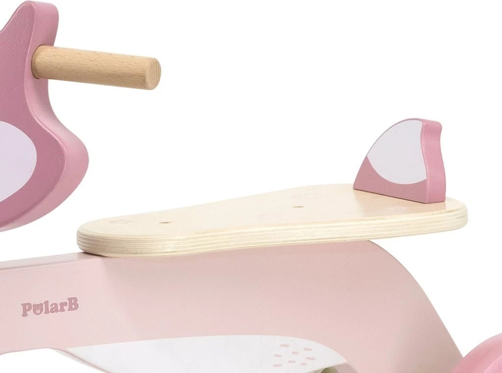 Ride-on druri me 4 rrota, Viga PolarB 44239, bllokim drejtimi, goma EVA, për 12m+, dizajn dhelpër, rozë