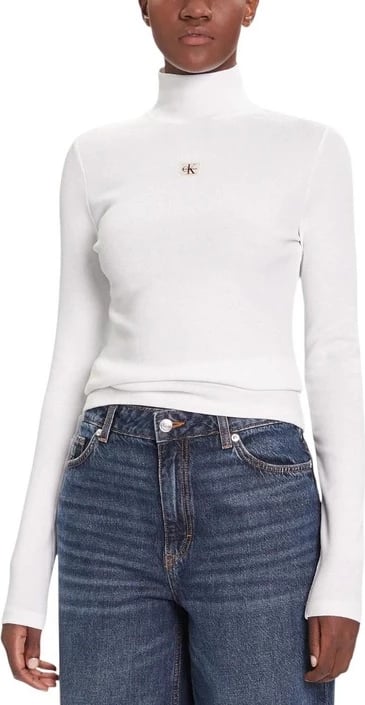 Xhemper femra Calvin Klein Jeans i bardhë