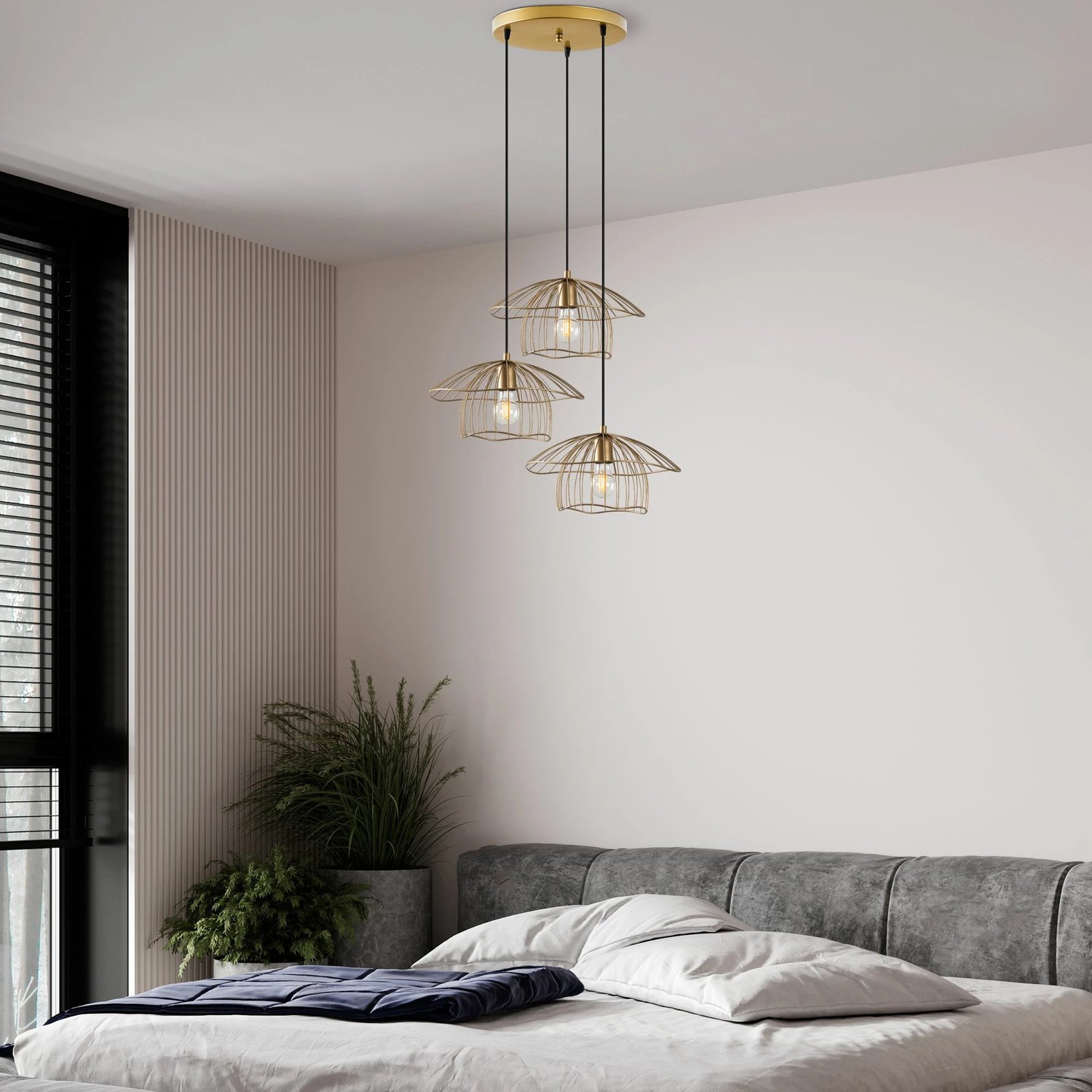 Llambë tavani Opviq, Mantar - 6503 - S - 1, ngjyrë ari