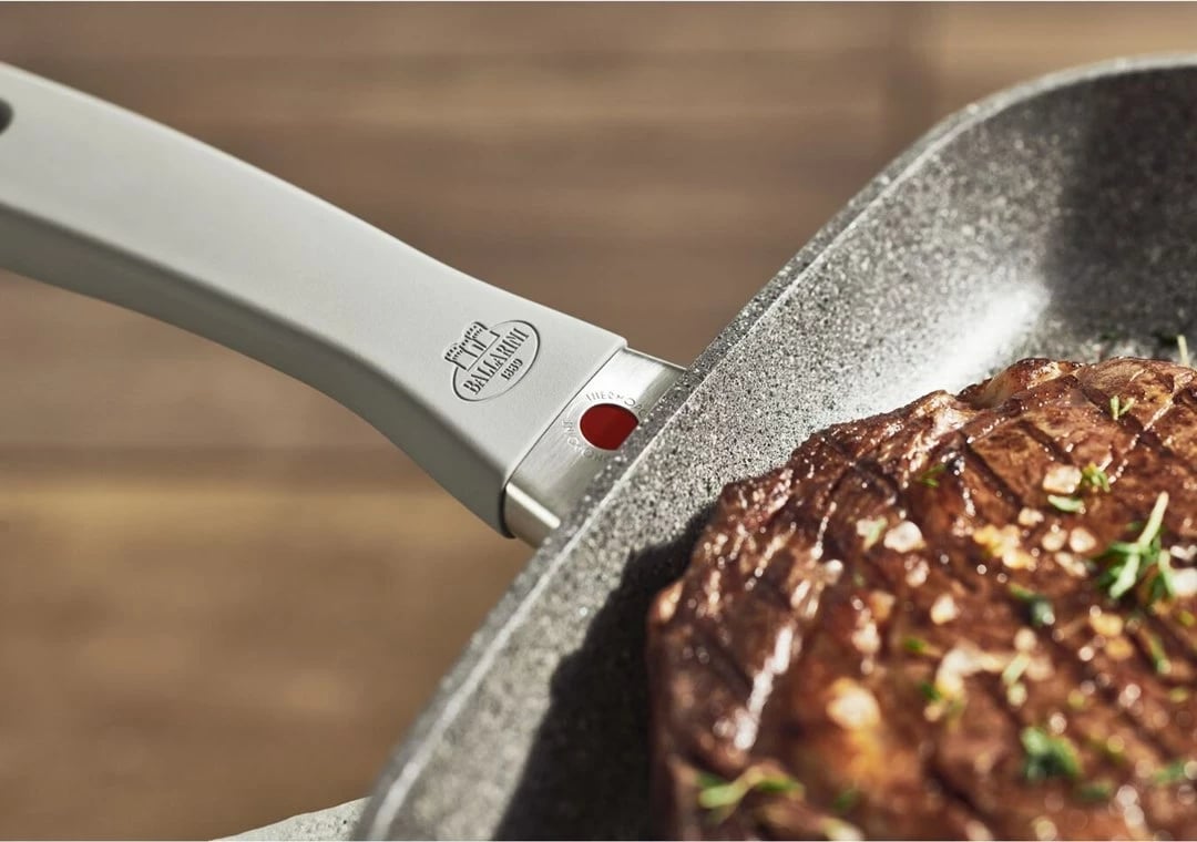Tigan grill BALLARINI 75002-941-0, katror, 28 cm, granit, gri