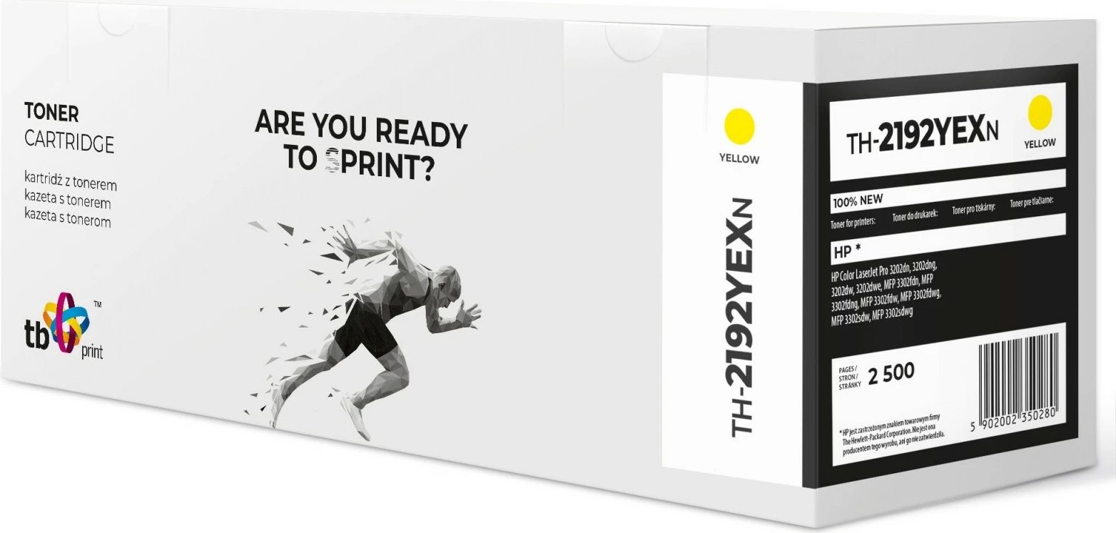 Toner, TB Print, TH-2192YEXN, 2500 faqe, me çip, për HP Color LaserJet Pro 3202/3302, e verdhë, 1 copë