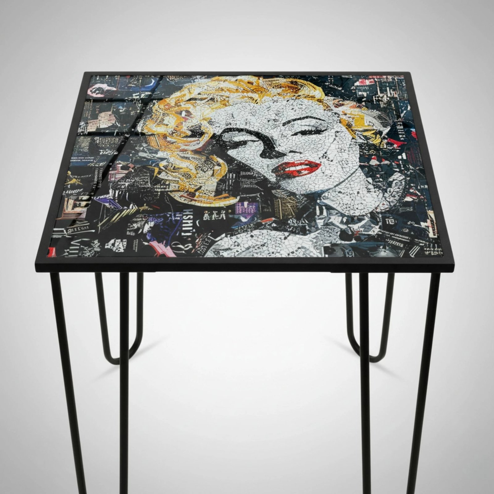 Tavolinë kafeje Skye Decor, shumëngjyrëshe, Shb-032-E