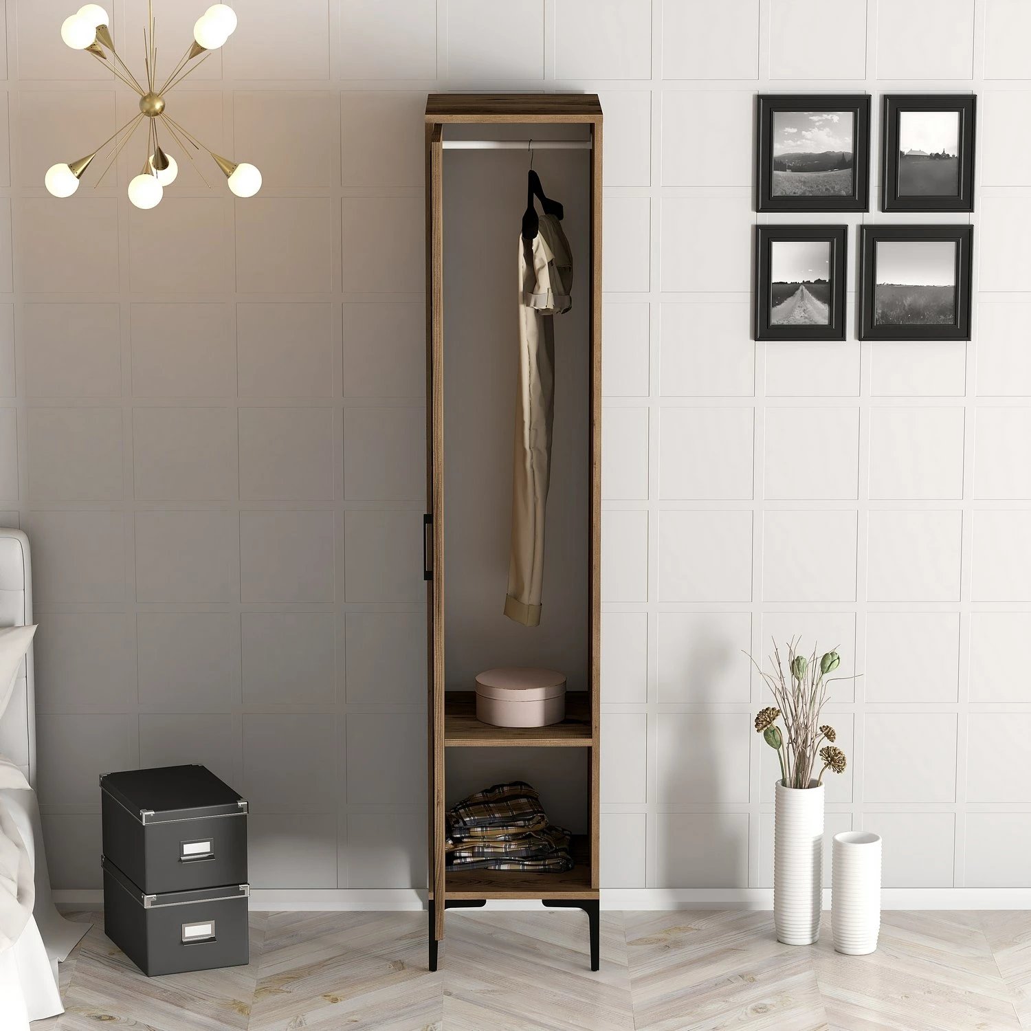 Dollap Hanah Home, Kumsal P, ngjyrë arre