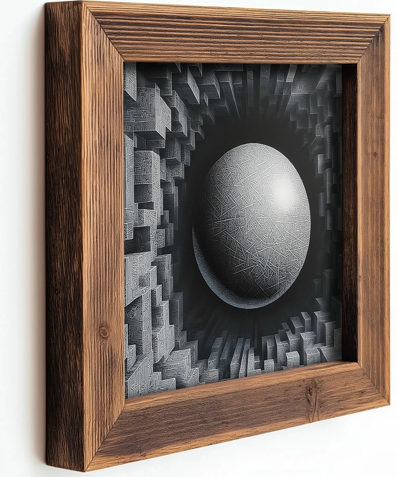 Pikturë dekorative me kornizë MDF (3 copë), Wallity, UKZM066