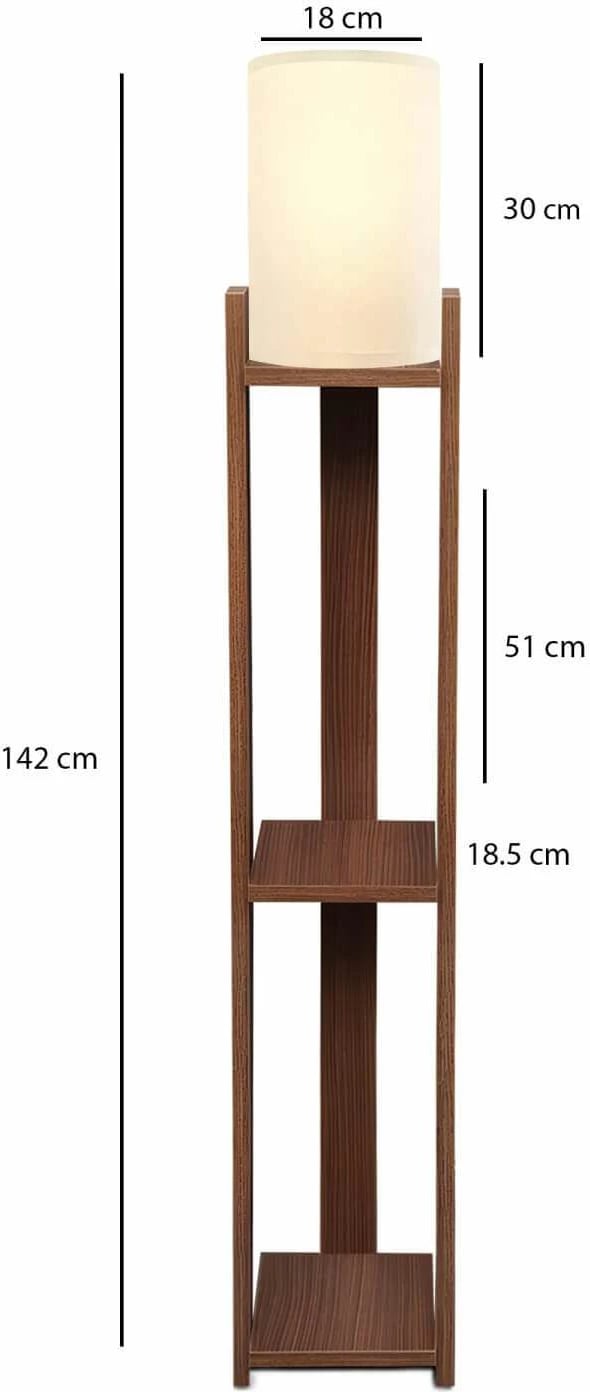 Llambë dyshemeje prej druri, krem, Opviq, 241639