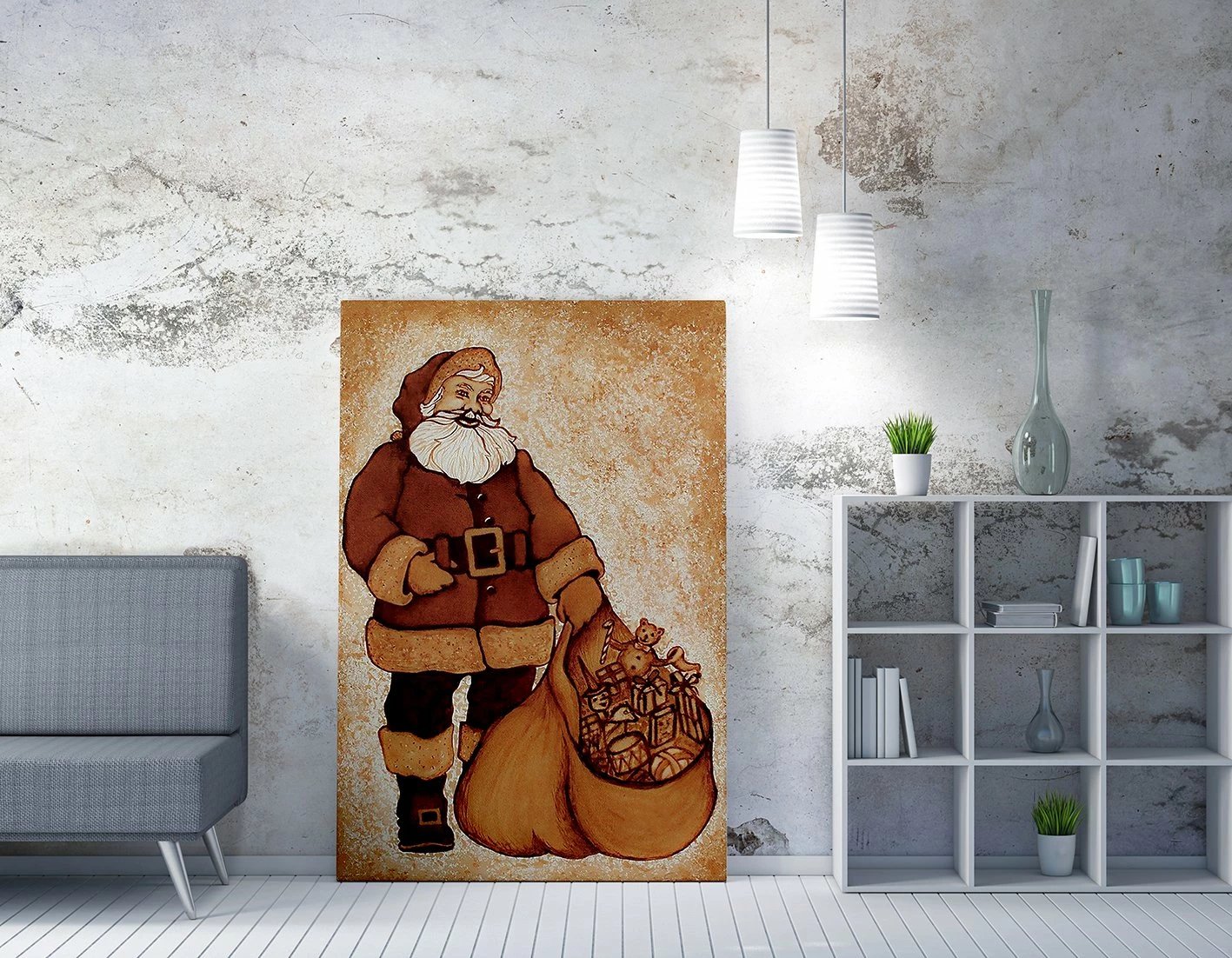 Pikturë dekorative në kanavacë, shumëngjyrëshe, WY274, 70x100cm