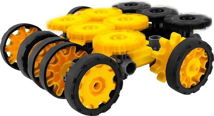 Set blloqe ndërtimi Korbo Machine 61 pjesë, plastikë, shumëngjyrëshe