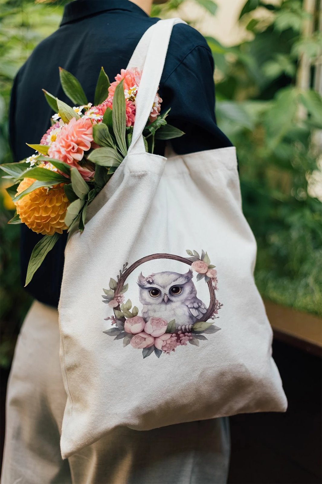 Tote bag Zoozie, model 15, shumëngjyrëshe