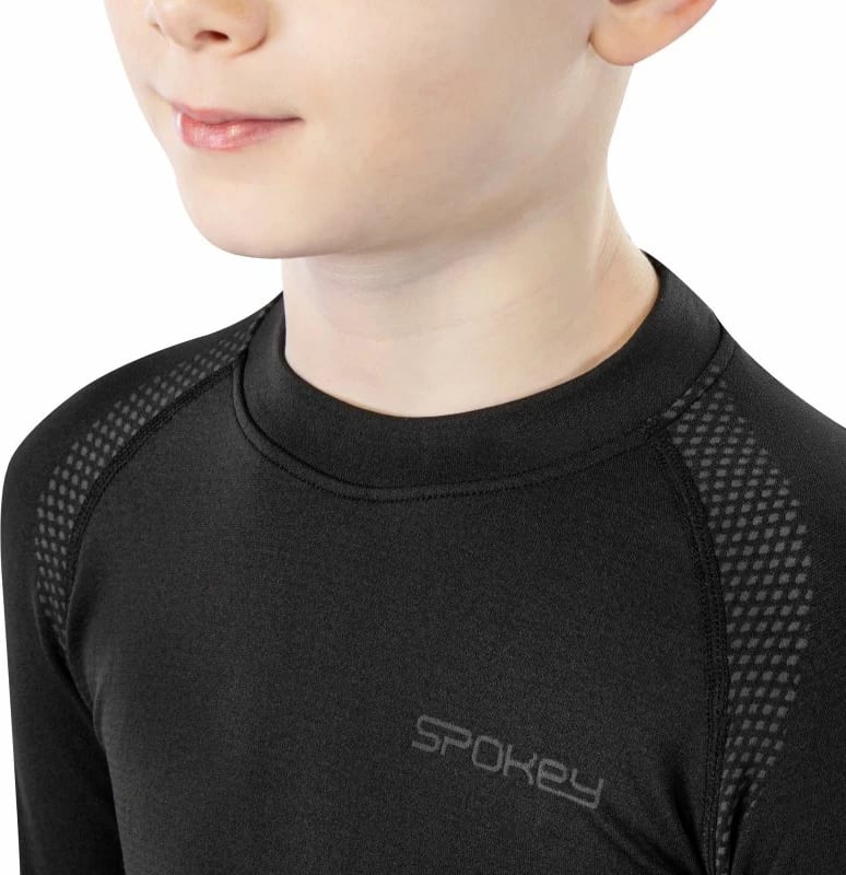 Set termoaktiv për fëmijë Spokey, i zi