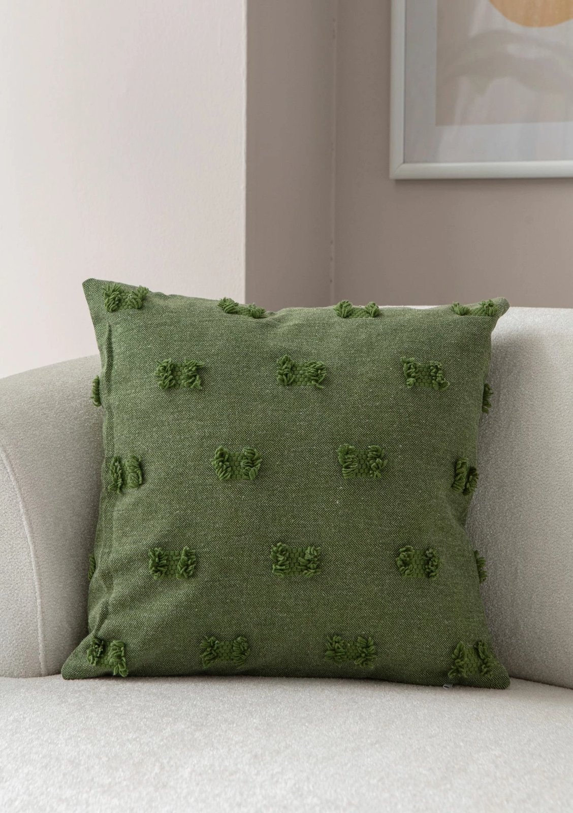 Jastëk mbulesë, e gjelbër, Evila Originals, Tuffet v2