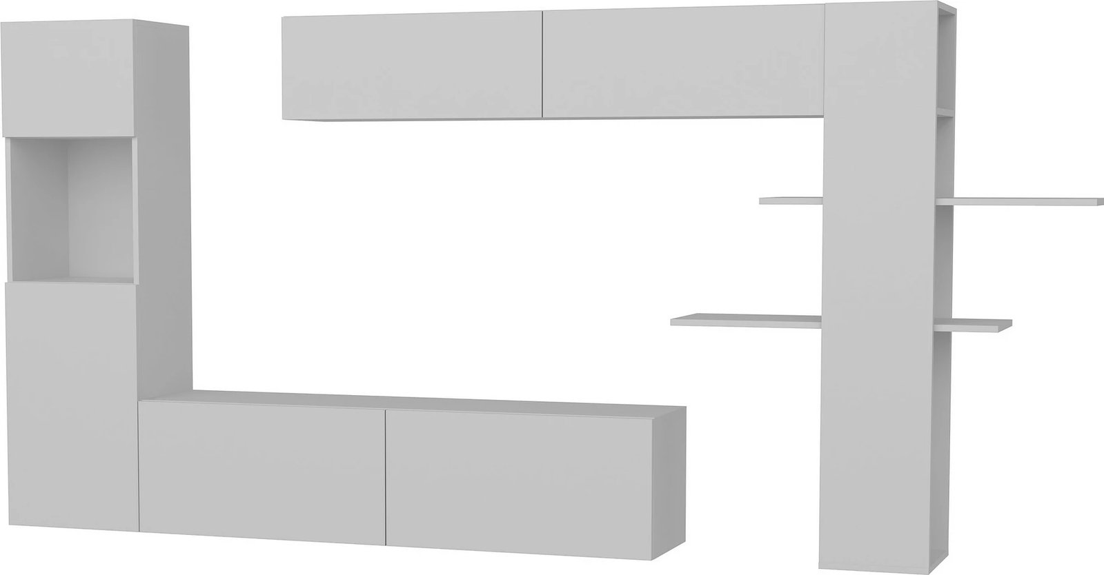 Komodë TV Hanah Home Maxi, e bardhë