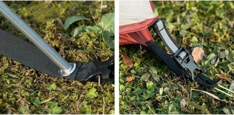 Tendë për kamping Yakimasport, e kuqe dhe e bardhë