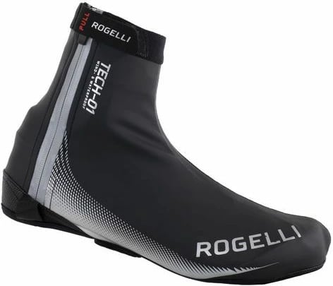 Mbulesa këpucësh për çiklizëm Rogelli, unisex, të zeza/argjendta