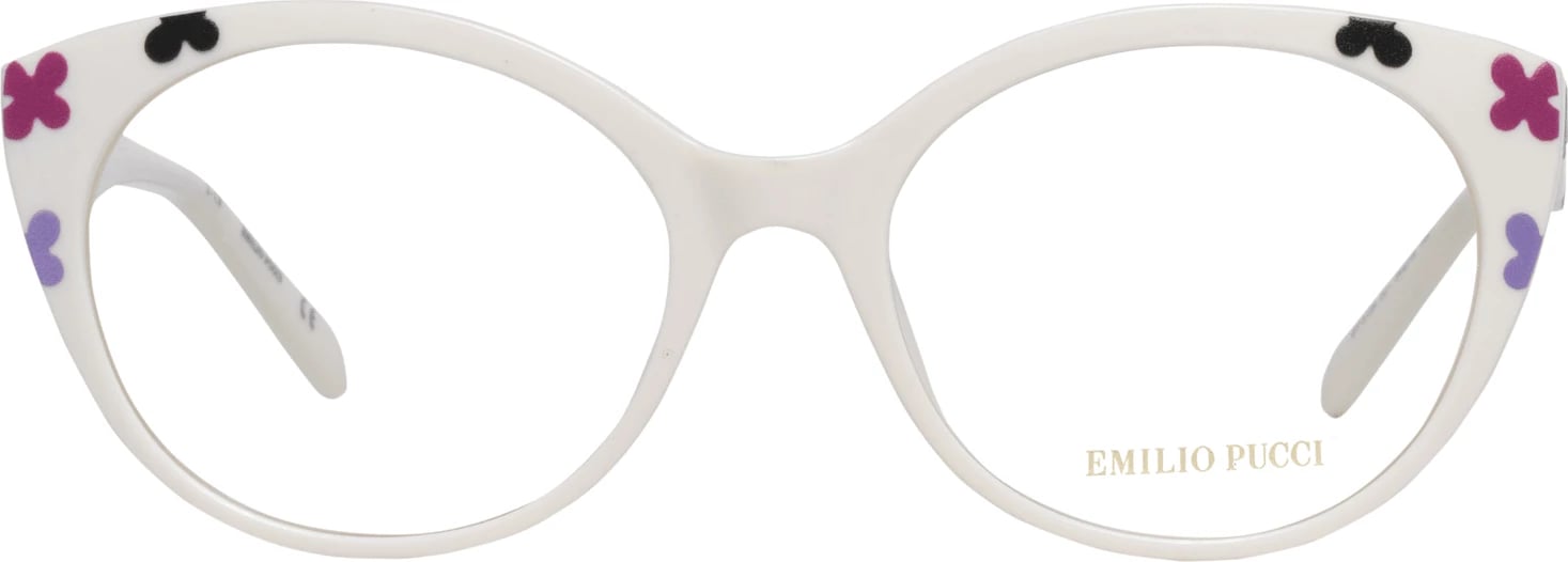 Kornizë optike për femra Emilio Pucci, e bardhë