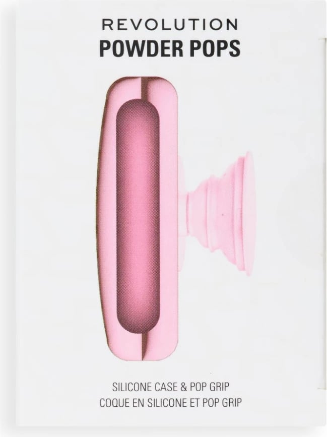 Revolution Powder Pops Silicone Case & Pop Socket- Pink
