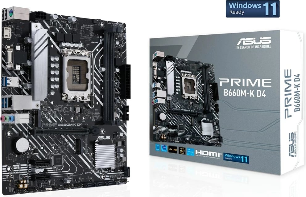 Pllakë amë ASUS PRIME B660M-K D4, Intel B660